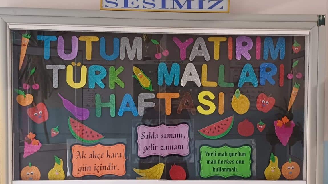 Yerli Malı haftası kutlu olsun.